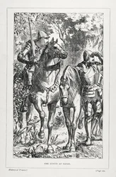 The Scouts at Patay, Ranskan historiasta, Emile de Bonnechose, julkaisija Ward, Lock and Co, Lontoo