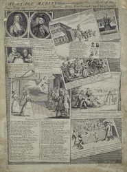 Stage Medley edustaa kaupungin kohteliasta makua ja runoilija G.:n, Polly Peachumin ja kapteeni Macheathin vertaansa vailla olevia ansioita, n. 1728