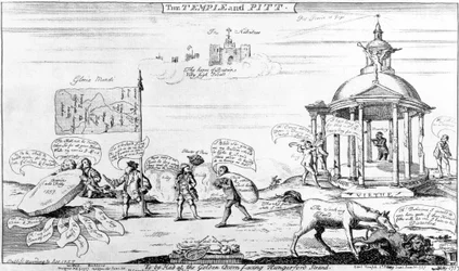 Temppeli ja Pitt, 1757