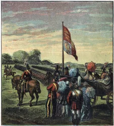 Katsaus vapaaehtoisista 1800-luvulla. "Vapaaehtoisten arvostelu". Vaaran aikoina vapaaehtoisina ovat joskus palvelleet miehiä, jotka eivät kuulu armeijaan.