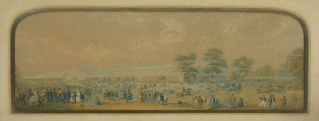 Näkymä Crystal Palacelle, 1851