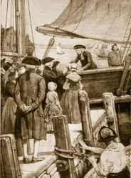 Wesley Walesin prinssissä vuonna 1787 jättämässä hyvästit irlantilaisille