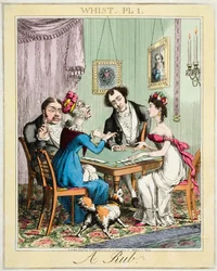 Whist Pl 1. - A Rub, julkaissut Lontoossa G. Humphrey