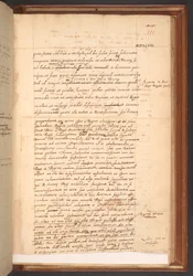 William Camdenin kertomus Elisabet I:n hallituskaudesta, Cotton MS Faustina III f.111r.