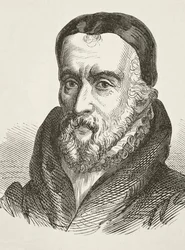 William Tyndale, William Hickman Smith Aubreyn (1858-1916) teoksesta "The National and Domestic History of England", julkaistu Lontoossa noin 1890