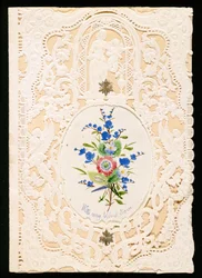 My Kind Love, ystävänpäiväkortti, n. 1858 (väri litho paperille)