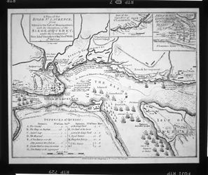 Wolfen suunnitelma Quebecin piirittämiseksi vuonna 1759