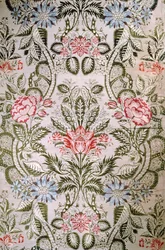 Kudottu silkki, n. 1720 (silkki)