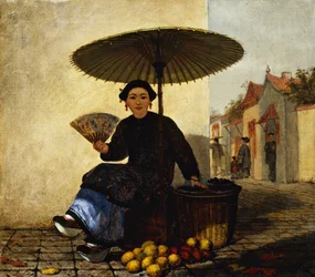 Hedelmien myyjä, 1862
