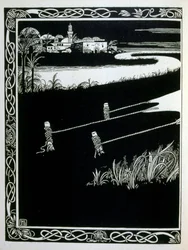 Enak ennen Gemorrhea (Gomorra), kirjasta Juuda, jonka on kuvittanut Ephraim Moses Lilien (1874-1925). Liliania pidetään sionistisen ikonografian isänä, joka on luotu jugendstil-tyyliin (saksalainen jugendtyyli). Hän kuvitti kirjan "Juda" (1900), kirjan b