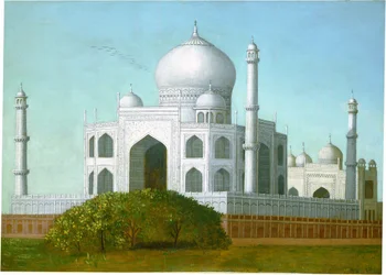 Taj Mahal, n.1860-1880 (öljy kankaalle)