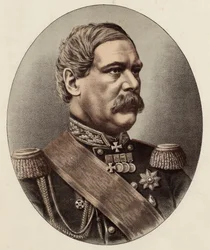 Kenraali Francis Edward Todleben (väri litho)