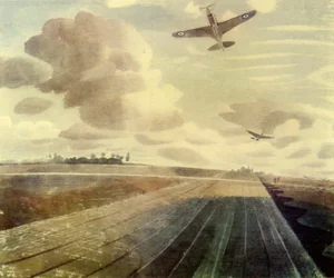 "Runway Perspective", 1941, 1944.