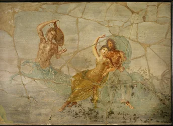 Neptunus ja Amfitrite ratsastamassa tritonin pyrstöllä