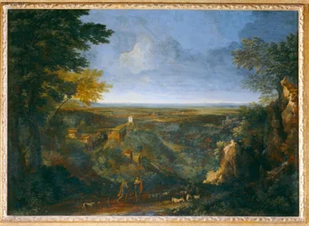 Paysage de la campagne romaine - Roomalaisen maaseudun maisema ...