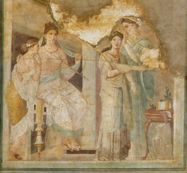 Pompeijalaiset naiset ja heidän orjakampaajansa