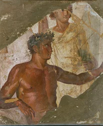 Voitokas urheilija, Pompeji, Italia (fresko)