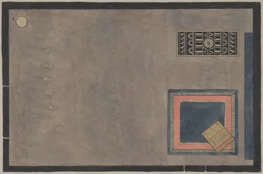 Näkymä Pariisin näyttelyn sisätiloihin 1925, matoilla, 1824.