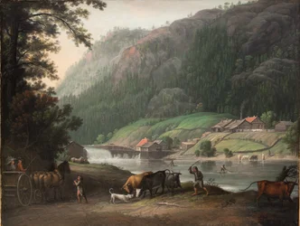 Tistedalen lähellä Frederikshaldia Norjassa