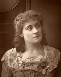 Kate Rorke, brittiläinen näyttelijä, Sophiassa, 1887