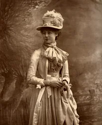 Violet Vanbrugh, brittiläinen näyttelijä, 1887.