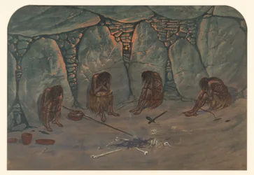 Esihistoriallinen kohtaus, 1871