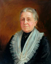 Rouva Mary Anna Foster (öljy kankaalle)