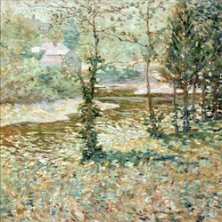 Maaseutumaisema, talvi, 1910