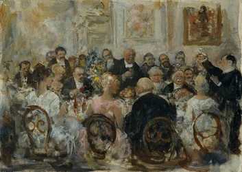 Puhe, n.1890 (öljy paneelille)