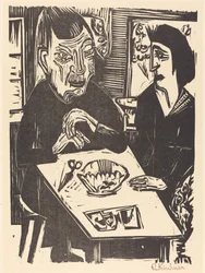 Vanha ja nuori nainen Vanha ja nuori nainen, 1921.