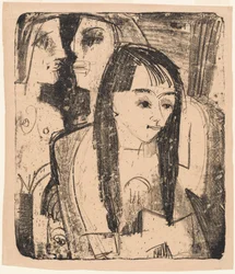 Tytön muotokuva, 1921.