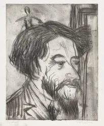 Professori Enrico Paduan muotokuva. 1923