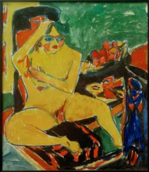 E.L.Kirchner, Act in the Atelier