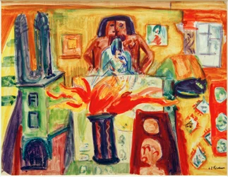 E.L.Kirchner, Tulpenin sisustus