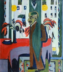 Max Liebermann studiossaan; Max Liebermann studiossaan, 1926