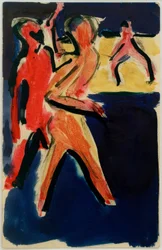 Postikortti ja Erich Heckel vom 23