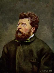 Musiikkia. Ranskalainen säveltäjä Georges Bizet. Georges Bizet