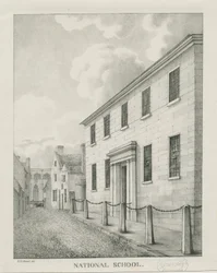 Tamworth - Kansallinen koulu: litografia, ei vuosilukua [1796-1865]
