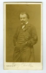 Ranska, Carjatin muotokuva Antoine "Tony" Revillonista (1832-1898) toimittaja, kirjailija, poliitikko.
