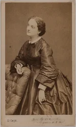 Antoninen (oikealta nimeltään Marie Pélissé), (1836-1900), (näyttelijä) muotokuva