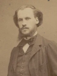 Säveltäjä Charles Lenepveun muotokuva 1840-1910, 1870.