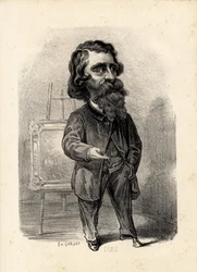 lentävä lehti - Kuvitus: Etienne Carjat (1826-1906): Taide - Taidemaalarit, Diaz Narcisse Diaz de la Pena (1807-1876)