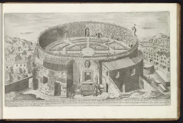 Augustuksen mausoleumi maisemoidulla puutarhalla Roomassa Vanhat rakennukset (sarjan nimi) I vestigi dell