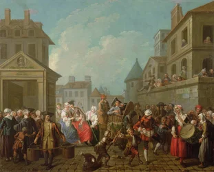 Katukarnevaali Pariisissa, 1757