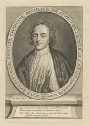 Runoilija Jean-Baptiste de Santeulin muotokuva 1630-1697, um 1700.
