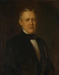Ylähuoneen puhemies, kreivi Ferdinand Trauttmansdorff.
