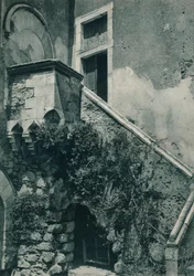 Hiljainen nurkka Taorminassa, Sisiliassa, Italiassa, 1927