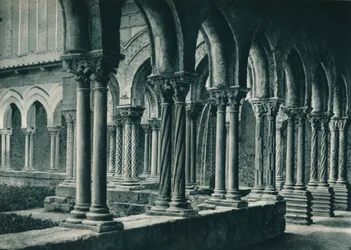 benediktiiniläisluostarin luostarit, Monreale, Sisilia, Italia, 1927
