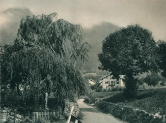 Tie Tirolin linnaan, Merano, Etelä-Tirol, Italia, 1927
