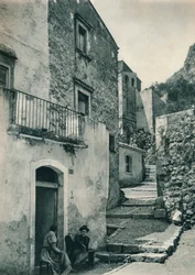 Katu Taorminassa, Sisiliassa, Italiassa, 1927